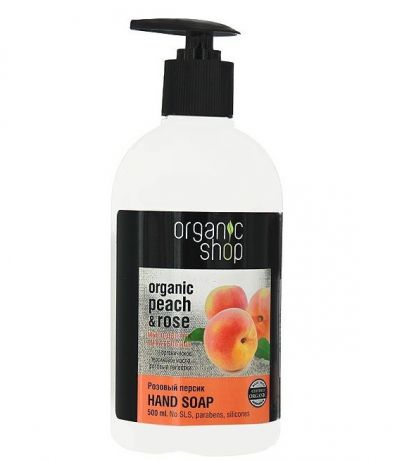 Organic shop Мыло жидкое питательное "Розовый персик"
