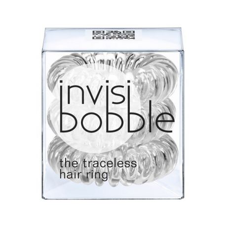 Invisibobble Резинка-браслет Прозрачная для волос, 3см, 3шт.