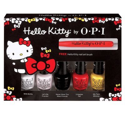 OPI Набор мини-лаков "Hello Kitty friend pack" 5*3.75 мл