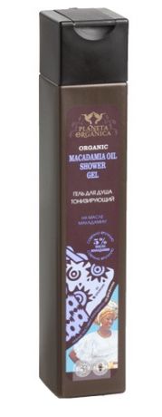 Planeta Organica Гель для душа тонизирующий Macadamia oil