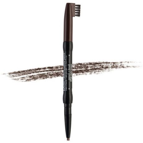 NYX Автоматический карандаш для бровей темно-коричневый 05
