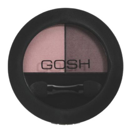 GOSH Copenhagen Тени для век матовые: бежево-розовый, коричнево-пурпурный