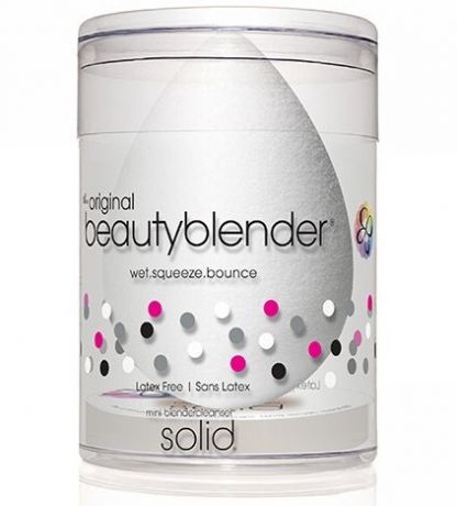 Beautyblender Спонж Beautyblender PUREl и мини мыло для очистки Solid Blendercleanser