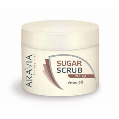 Aravia Professional Скраб сахарный для тела с маслом миндаля