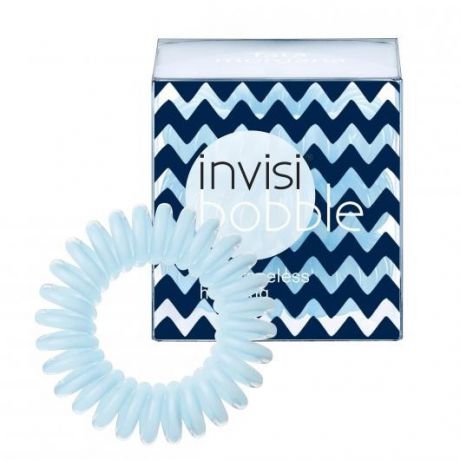 Invisibobble Резинка-браслет Нежно-голубая для волос, 3см, 3шт. (Brown) 3031