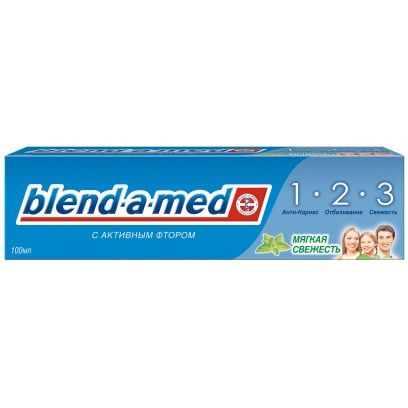 Blend-a-Med Зубная паста 3_Эффект Мягкая Свежесть