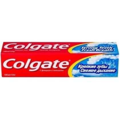 Colgate Зубная паста Крепкие зубы Свежее дыхание