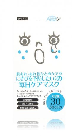 Japan Gals (Япония) Курс масок для лица против акне 30 шт