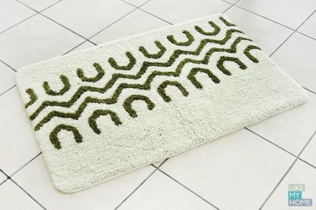 WESS Мягкий коврик для ванной комнаты 60х90 см  greenWESS Trivia