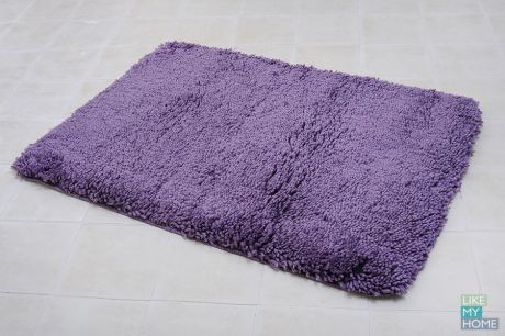 WESS Мягкий коврик для ванной комнаты 70x100 см  violetWESS Fellone
