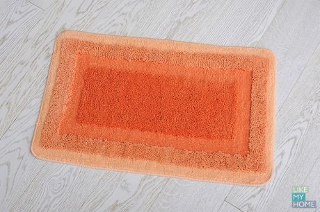WESS Мягкий коврик для ванной комнаты 50х80 см WESS Belorr orange