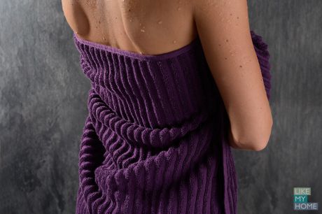 WESS Полотенце для ванной 70х140 см  violetWESS Meridiano