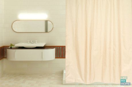 WESS Занавеска (штора) для ванной комнаты тканевая 180x200 см Manzi WESS