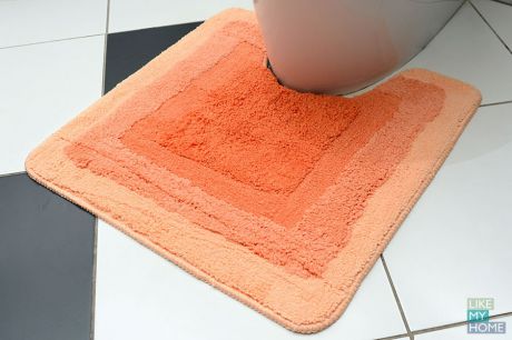 WESS Мягкий коврик для туалета 50x50 см Belorr orange WESS