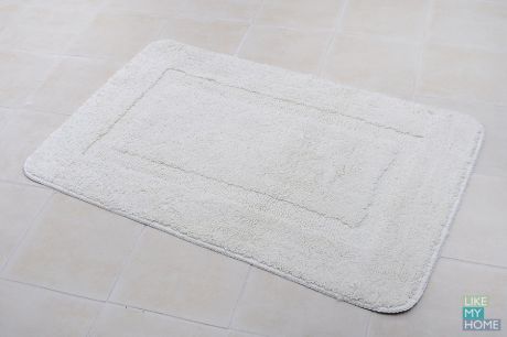 VERRAN Мягкий коврик для ванной комнаты 50х80 см VERRAN Checks beige