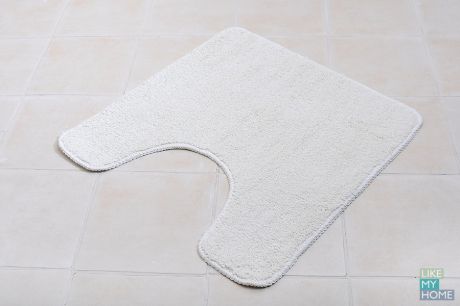 VERRAN Мягкий коврик для туалета 50x50 см VERRAN Checks beige
