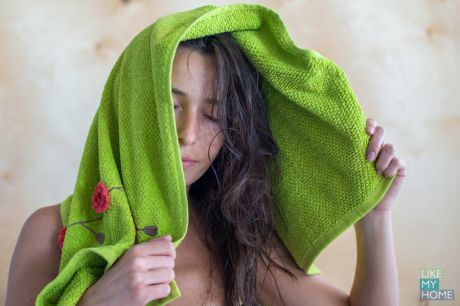 WESS Полотенце для ванной 50х80 см WESS Torilla green