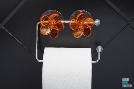 VERRAN Держатель для туалетной бумаги на присосках VERRAN Azure orange