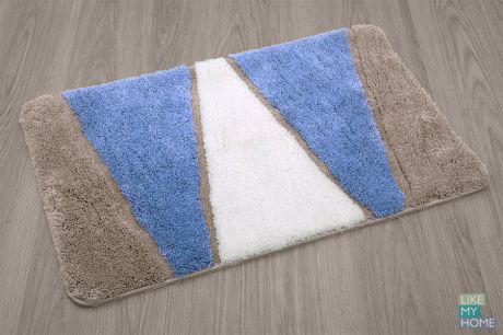 WESS Мягкий коврик для ванной комнаты 50х80 см Rainbow blue WESS