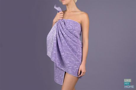 VERRAN Полотенце для ванной 75х150 см  violetVERRAN Lace