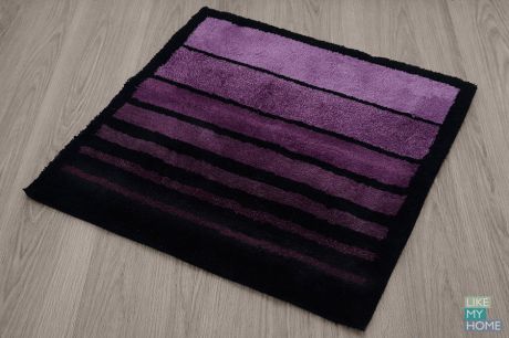 WESS Мягкий коврик для ванной комнаты 70x70 см Barra violet WESS