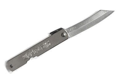 Нож складной, клинок 80мм Hight carbon 3 слоя, рукоять белая