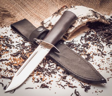 Нож разведчика МТ-108, кованый, сталь 95х18
