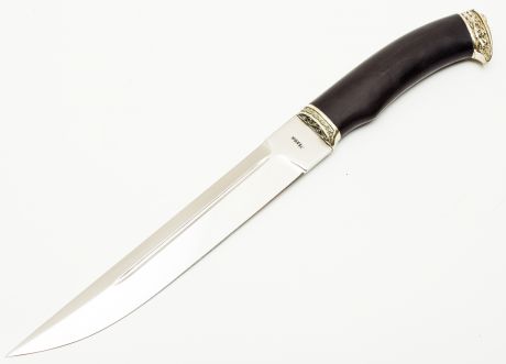 Нож Пластунский 95х18, латунь