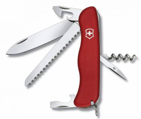 Нож перочинный Victorinox Rucksack 0.8863 с фиксатором лезвия 12 функций красный
