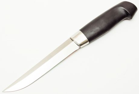 Нож финский 95х18, мельхиор