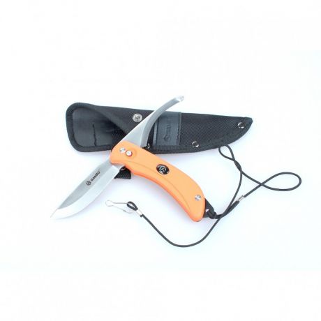 Нож Ganzo G802 оранжевый, в подарочной коробке