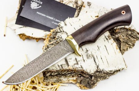Нож Тайга-2, дамасская сталь
