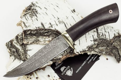 Нож Лис-2, дамасская сталь