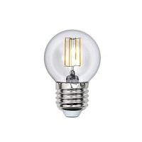 Лампа Uniel LED-G45-6W/WW/E27/CL PLS02WH