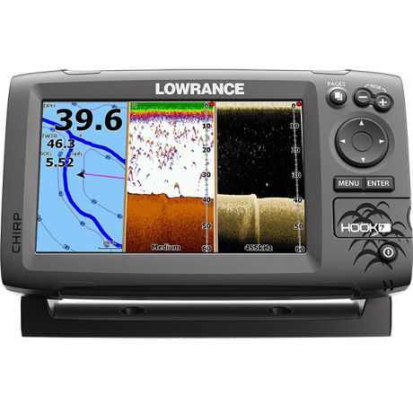 Lowrance Hook-7 Mid/High/DownScan