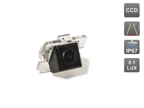 CCD штатная камера заднего вида с динамической разметкой AVIS Electronics AVS326CPR (#060) для CITROEN C-CROSSER/ MITSUBISHI OUTLANDER II XL (2006-2012) / OUTLANDER III (2012-...) / LANCER X HATCHBACK/ PEUGEOT 4007