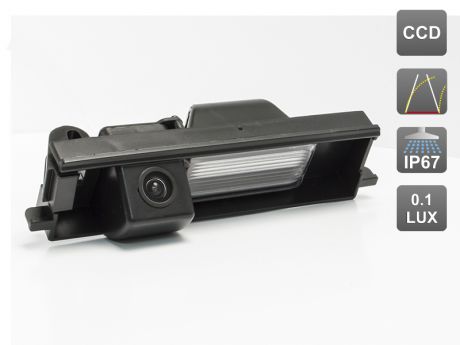 CCD штатная камера заднего вида с динамической разметкой AVIS Electronics AVS326CPR (#098) для TOYOTA RAV4 / CHERY TIGGO
