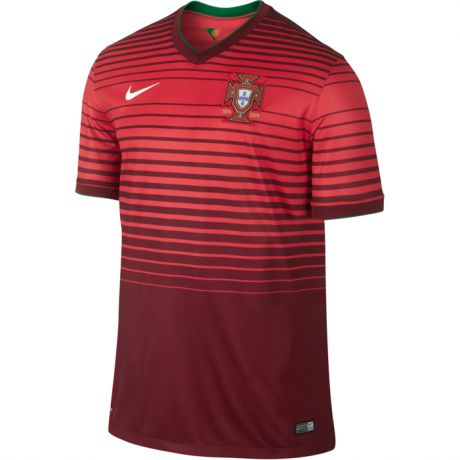 Nike Nike Portugal 2014-15 Home SS Stadium Jersey