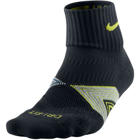 Nike NIKE DRI-FIT CUSHION DYNAMIC ARCH QUARTER RUNNING SOCKS