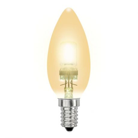 Лампа галогенная (04119) E14 42W свеча золотоая HCL-42/CL/E14 candle gold