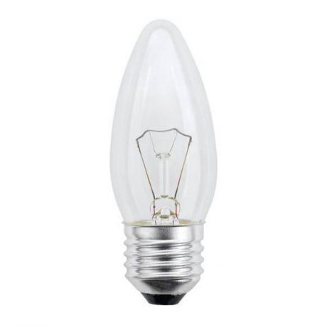 Лампа накаливания (01826) E27 40W свеча прозрачная IL-C35-CL-40/E27