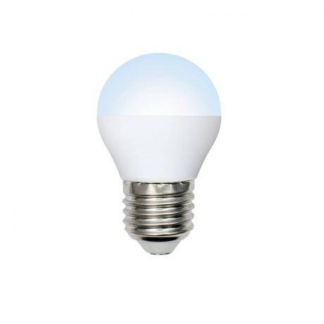 Лампа светодиодная диммируемая (10702) E27 6W 3000K шар матовый LED-G45-6W/WW/E27/FR/DIM/O