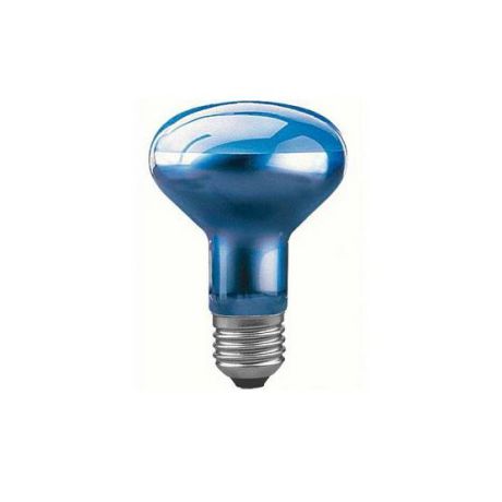 Лампа накаливания рефлекторная для растений (фито-лампа) R80 Е27 60W синяя 50160