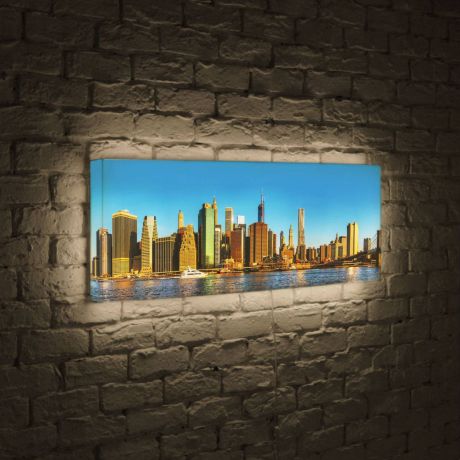 Лайтбокс панорамный NYC 35x105-p004
