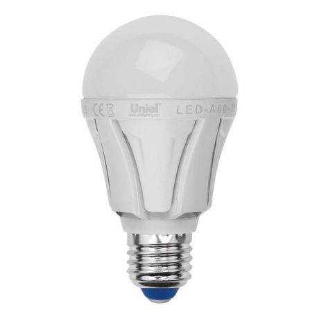 Лампа светодиодная (07885) E27 11W 4500K груша матовая LED-A60-11W/NW/E27/FR ALP01WH