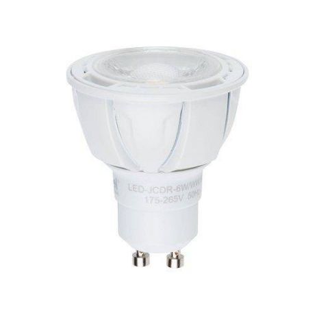 Лампа светодиодная диммируемая (08700) GU10 6W 4500K JCDR матовая LED-JCDR-6W/NW/GU10/FR/DIM/38D