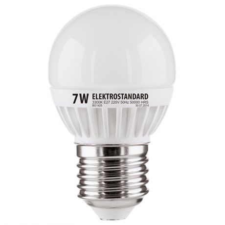 Лампа светодиодная Mini Classic E27 7W 3300K шар матовый 4690389061639
