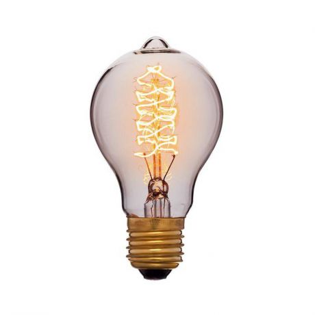 Лампа накаливания E27 60W груша прозрачная 052-221
