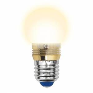 Лампа светодиодная (10064) E27 5W 3000K шар матовый LED-G45P-5W/WW/E27/FR ALC02GD