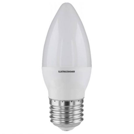 Лампа светодиодная SMD E27 6W 3300K свеча матовая 4690389054914